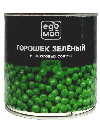 Горошек зеленый ЕДА МОЯ 400 г ж/б Горошек зеленый ЕДА МОЯ 400 г ж/б