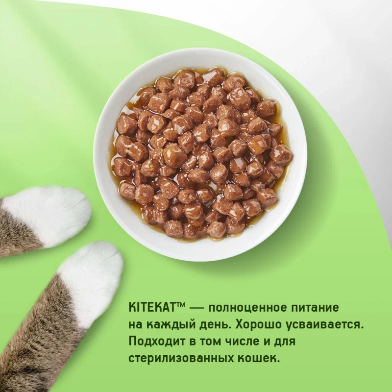 KITEKAT с курицей в соусе 85 г