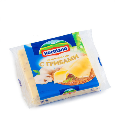 Сыр HOCHLAND тост плавленый с грибами 150 г 45%