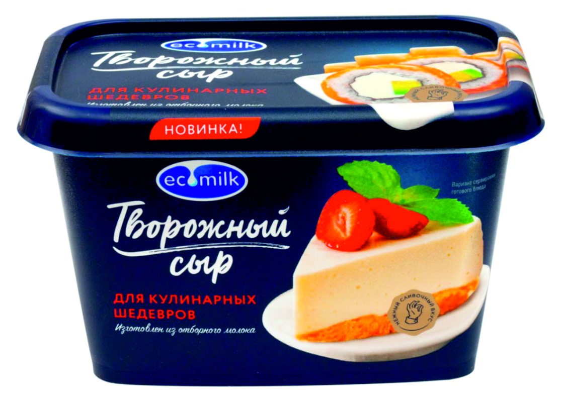 Сыр творожный ЭКОМИЛК 400 г 60%