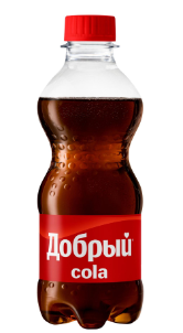 Напиток ДОБРЫЙ "Кола" сильногазированный 0.3 л