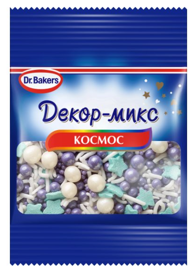 Посыпка кондитерская DR. BAKERS "Декор-микс. Космос" 10 г