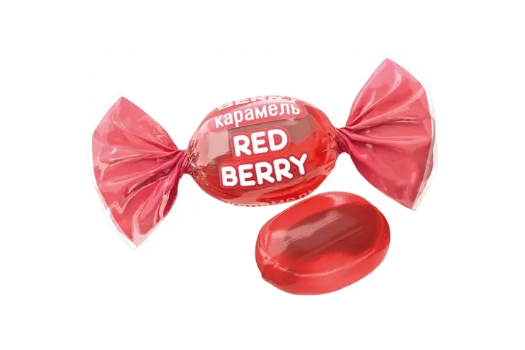 Карамель KDV "Red berry" леденцовая 1 кг