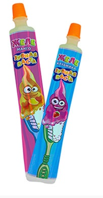 Желе фруктовое ВОЛШЕБНЫЙ КОНДИТЕР "Джелли Велли зубная паста" 30х55г