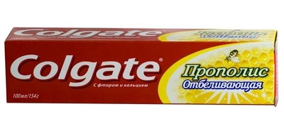 Зубная паста Colgate Прополис Отбеливающая туб. 100 мл кор. картон.1
