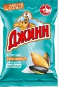 Семечки ДЖИНН жареные с морской солью 100 г Семечки ДЖИНН жареные с морской солью 100 г