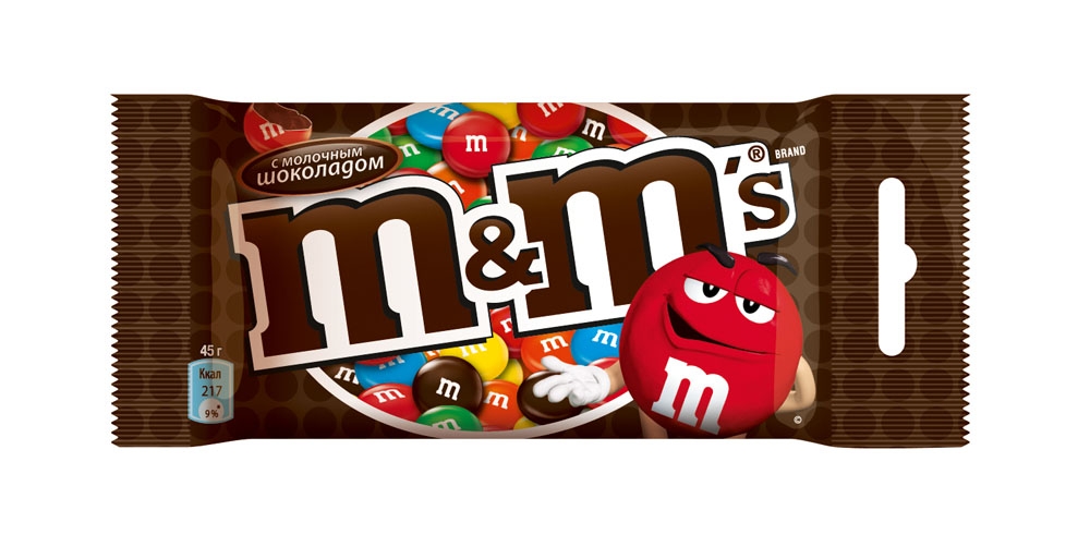 Драже M&MS молочный шоколад 45 г