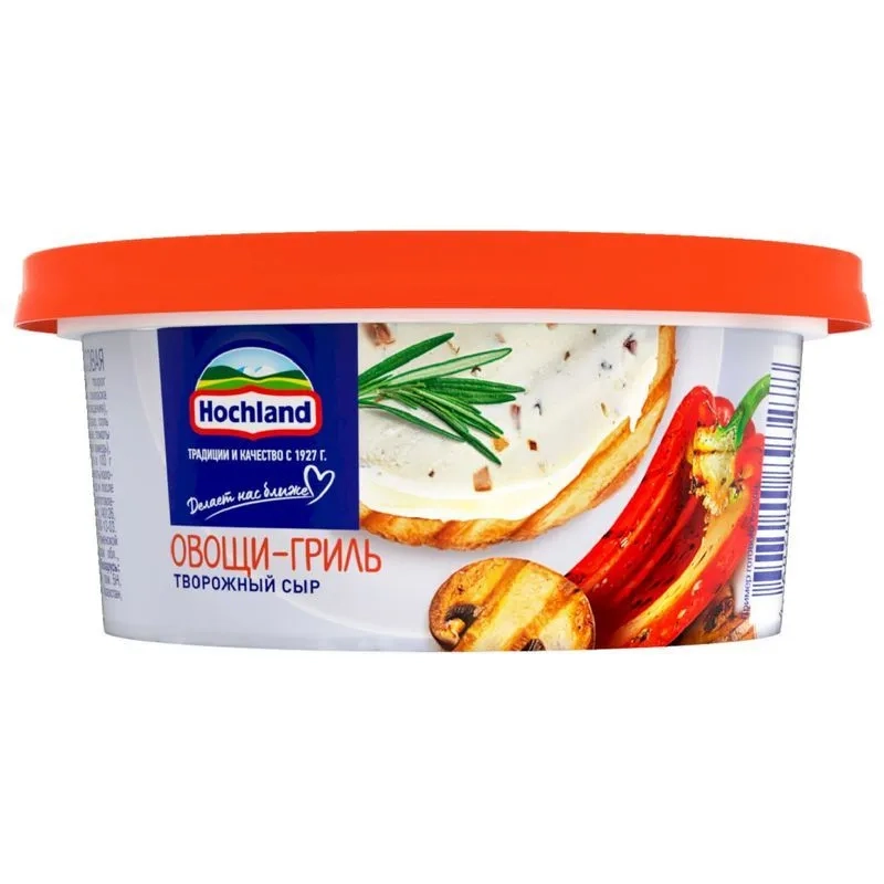 Сыр творожный HOCHLAND Сыр творожный HOCHLAND "Овощи-гриль" 140 г