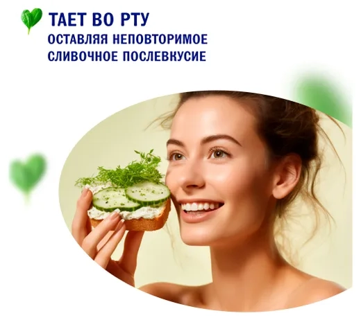 Сыр HOCHLAND творожный с зеленью 220 г 60%