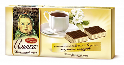 Торт вафельный КРАСНЫЙ ОКТЯБРЬ "Алёнка" 250 г