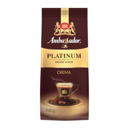 Кофе молотый AMBASSADOR "Platinum Crema" 200 г