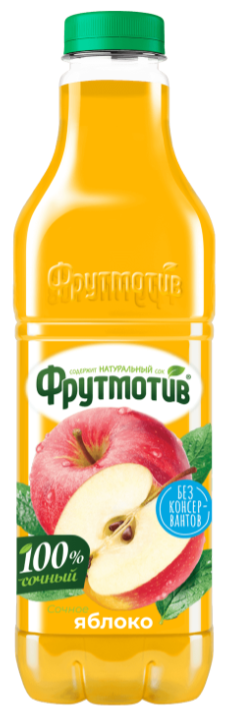 Напиток сокосодержащий ФРУТМОТИВ Напиток сокосодержащий ФРУТМОТИВ "Сочное яблоко" 1.5 л