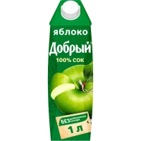 Сок ДОБРЫЙ яблоко 1 л