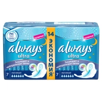 Прокладки гигиенические Always Duo Ultra night уп.7х2
