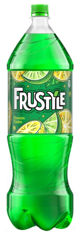 Напиток FRUSTYLE "Лимон-лайм" сильногазированный 1.5 л