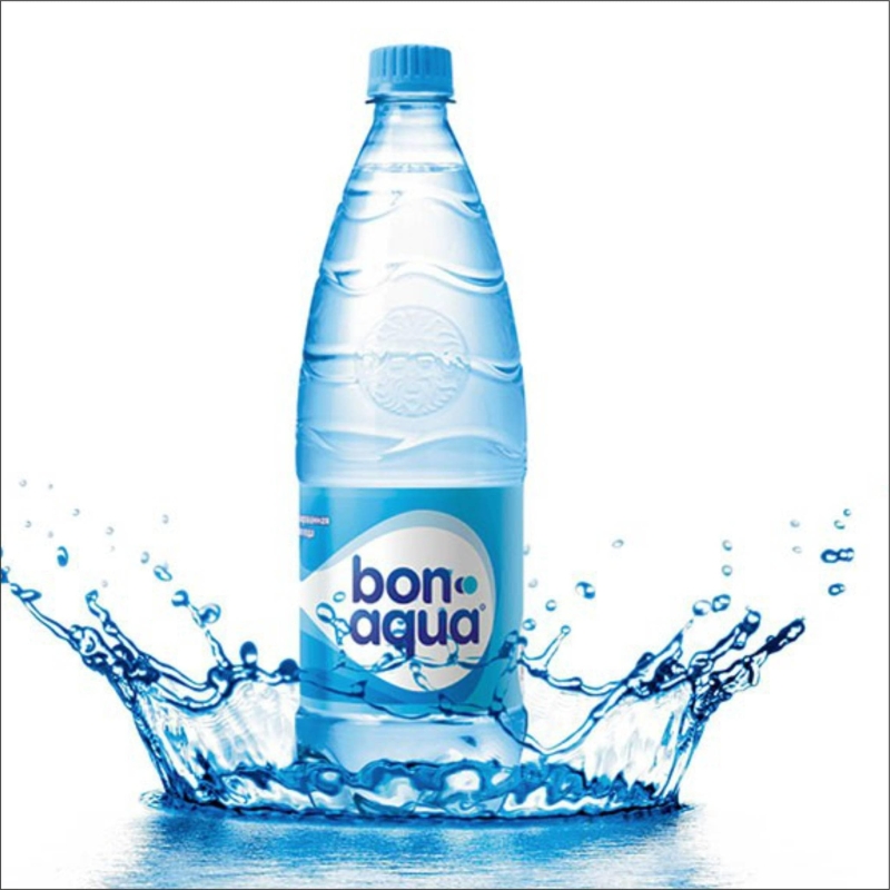 Вода питьевая BONAQUA газированная 1 л