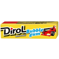 Жевательная резинка DIROL Bubble gum мята-фрукты 13.6 г