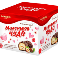 Конфеты вафельные глазированные "Маленькое чудо" сливочное