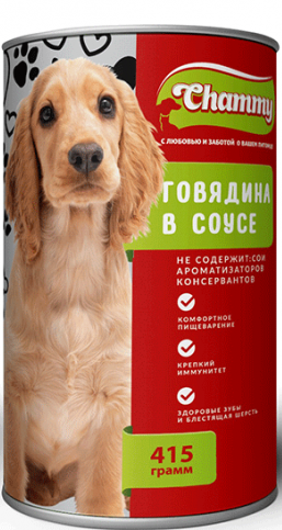 CHAMMY говядина в соусе 415 г