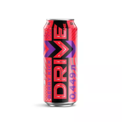 Напиток энергетический DRIVE ME Ягоды 0.449 л