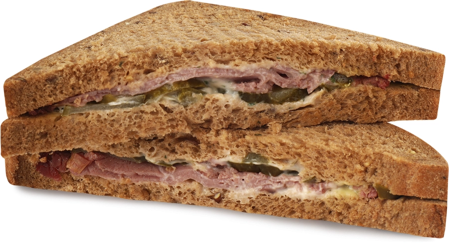 Сэндвич с ростбифом на зерновом хлебе зам.Йорк фреш 150гр