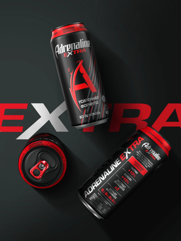 Напиток энергетический ADRENALINE Rush Extra 0.449 л Напиток энергетический ADRENALINE Rush Extra 0.449 л