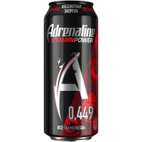 Напиток энергетический ADRENALINE Rush ягодная энергия 0.5 л