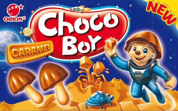 Печенье ORION Choco Boy "Caramel" 45 г