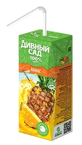 Нектар ДИВНЫЙ САД ананасовый 0.2 л Нектар ДИВНЫЙ САД ананасовый 0.2 л