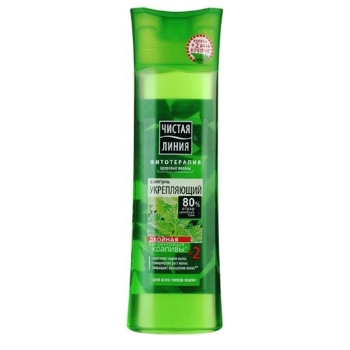 Шампунь ЧИСТАЯ ЛИНИЯ укрепляющий с крапивой 400 мл Шампунь ЧИСТАЯ ЛИНИЯ укрепляющий с крапивой 400 мл
