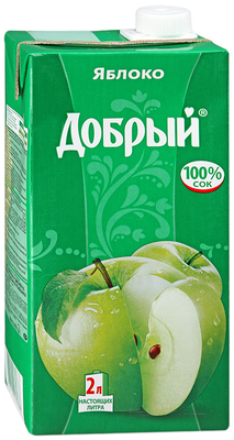 Сок ДОБРЫЙ яблоко 2 л Сок ДОБРЫЙ яблоко 2 л