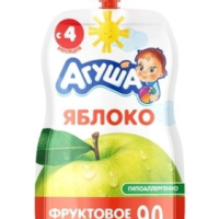 Агуша Пюре яблоко 4+ мес. уп. 90 г