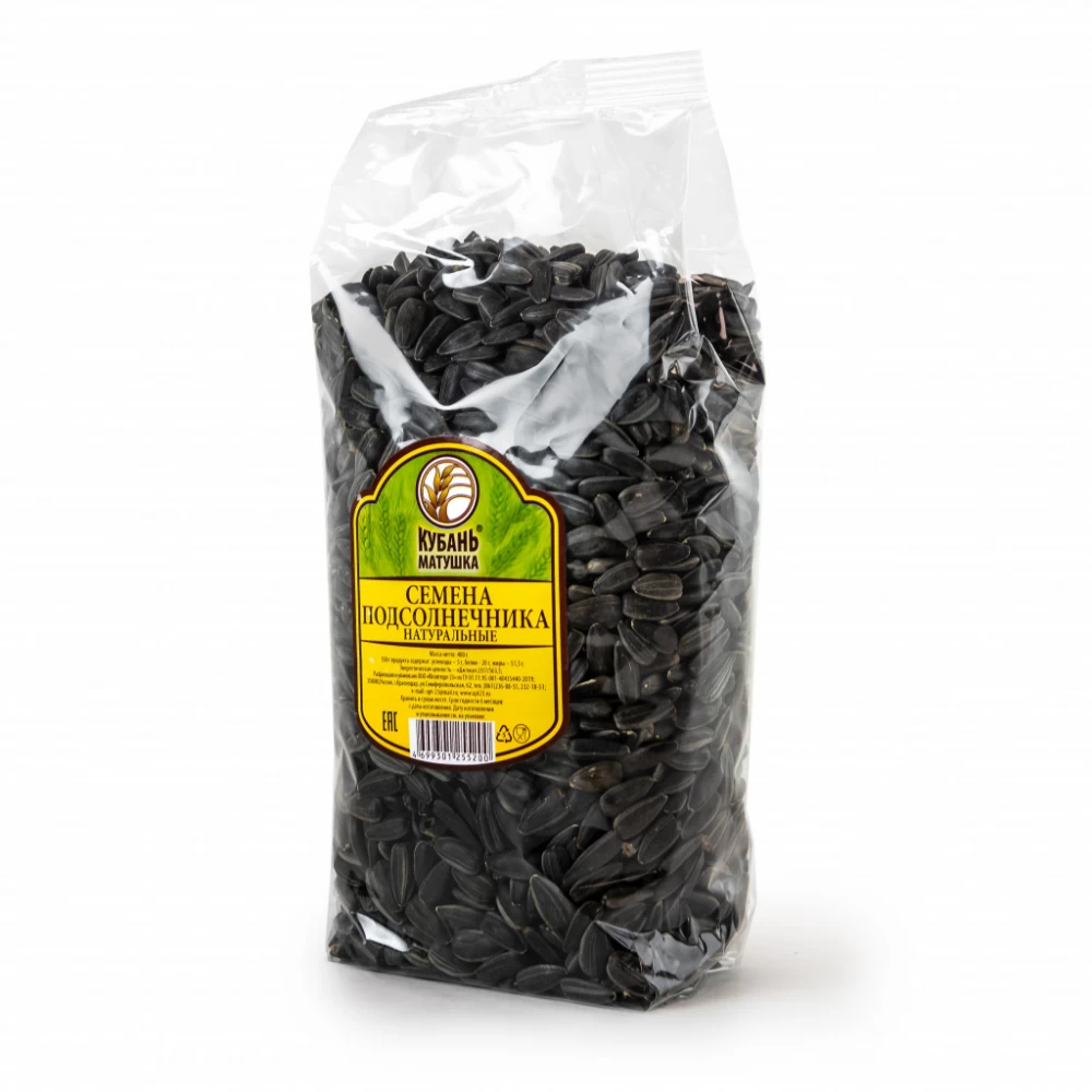 Семена подсолнечника натуральные ТУ "Кубань Матушка" 400гр