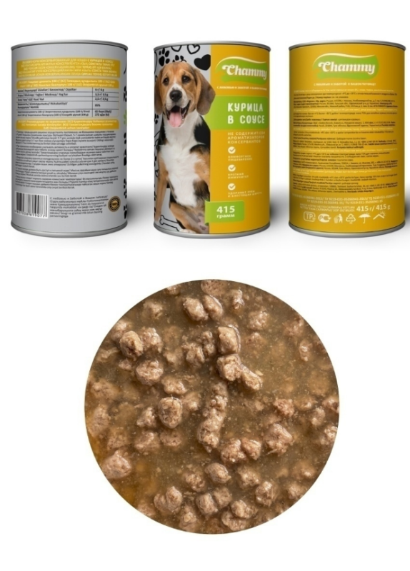 CHAMMY курица в соусе 415 г
