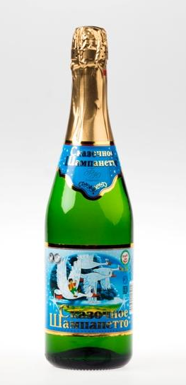 Напиток Напиток "Сказочное Шампанетто" детское шампанское Экстра ситро сильногазированный 0.75 л
