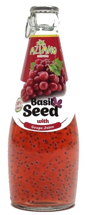 Нектар AZIANO "Basil Seed" виноград с семенами базилика 290 мл
