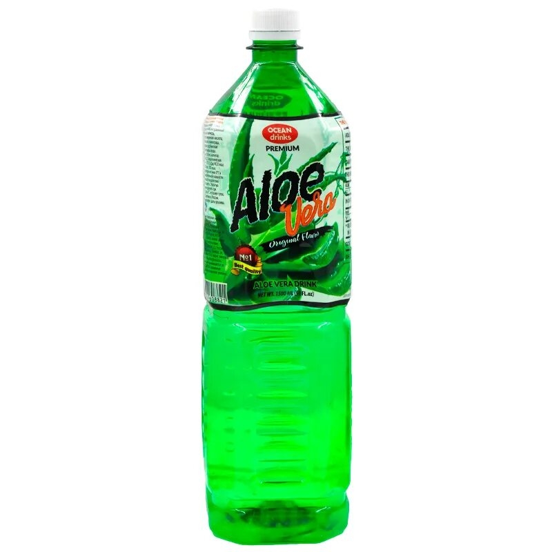 Напиток сокосодержащий OCEAN DRINKS "Алоэ вера" с кусочками фруктов 525 мл