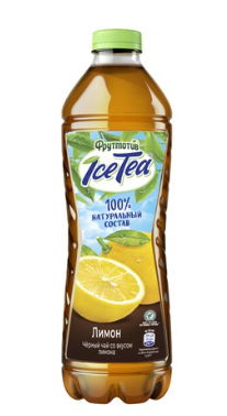 Холодный чай ФРУТМОТИВ "IceTea. Лимон" чёрный 1.5 л