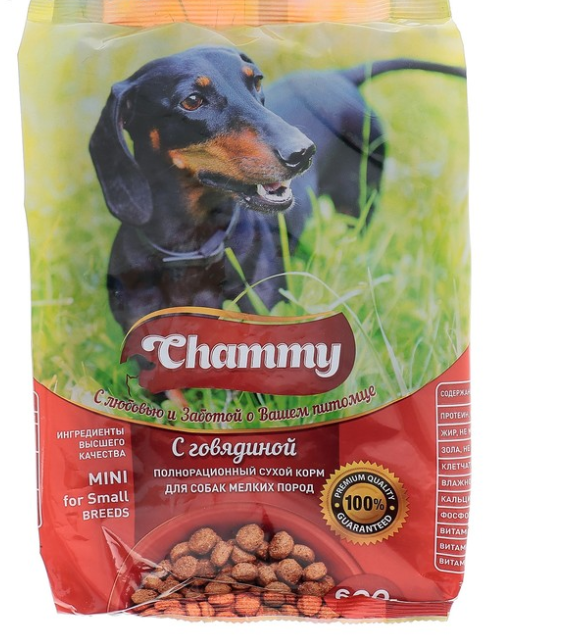 CHAMMY c говядиной 600 г CHAMMY c говядиной 600 г