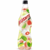 НАПИТОК БЕЗАЛКОГОЛЬНЫЙ СИЛЬНОГАЗИРОВАННЫЙ "МОХИТО" С СОКОМ ЛАЙМА И КЛУБНИКИ CITY BAR