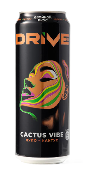 Напиток тонизирующий DRIVE ME Экзотическая энергия. Луло-кактус 0.449 л