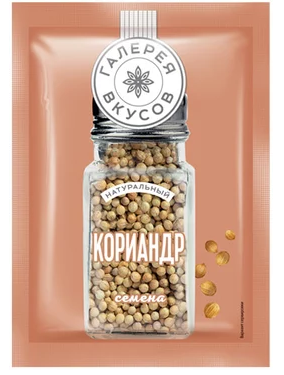Кориандр ГАЛЕРЕЯ ВКУСОВ семена 10 г