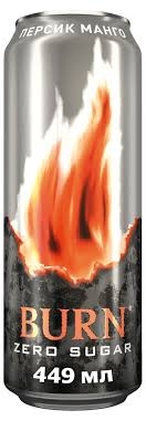 Напиток энергетический BURN "Zero sugar" 449 мл