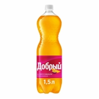 Напиток ДОБРЫЙ "Манго-маракуйя" сильногазированный 1.5 л
