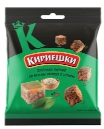 Сухарики КИРИЕШКИ ржаные холодец с хреном 40 г