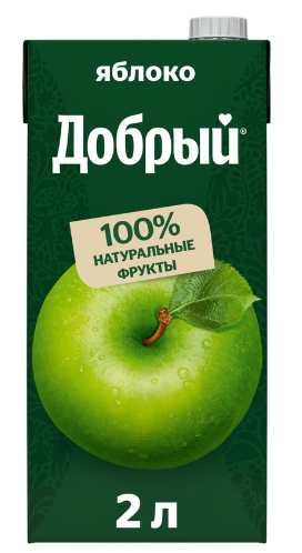 Сок ДОБРЫЙ яблоко 2 л Сок ДОБРЫЙ яблоко 2 л
