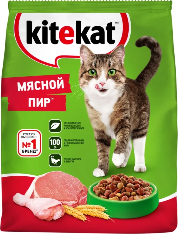 KITEKAT "Мясной пир" 350 г