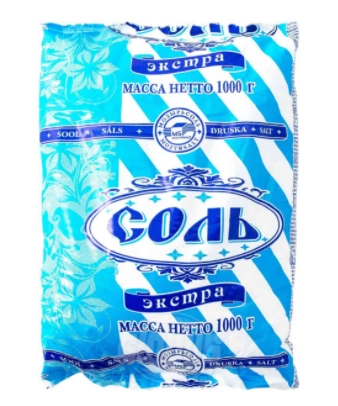Соль ПОЛЕСЬЕ "Экстра" 1 кг