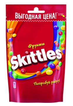Драже SKITTLES фрукты 70 г