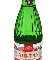 Вода минеральная АШ-ТАУ питьевая лечебно-столовая газированная 0.5 л с/б